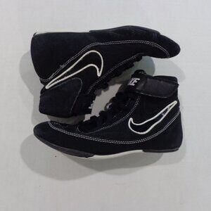 Nike Speedsweep VII Wrestling Shoes Black White 366684-001 Youth Size 3.5Y